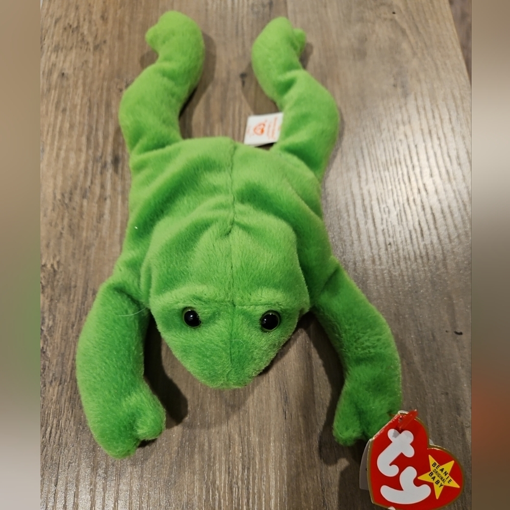 Legs Beanie Baby, With Tags Errors Original 1993 PVC Pellets, style 4020